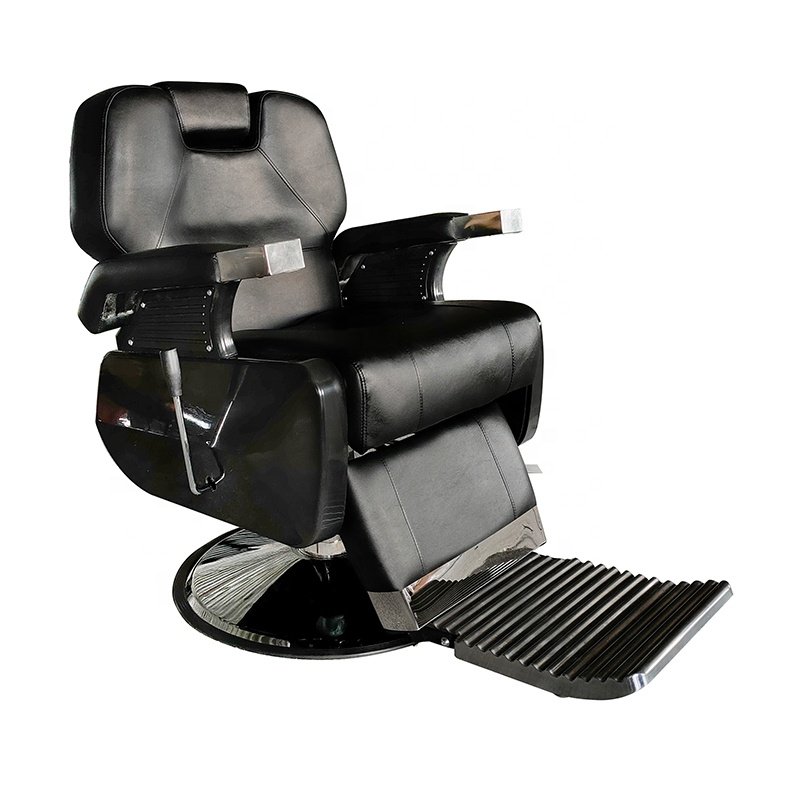 Yimmi Barber Chair Luxury 360 Degree Rotatable Hair Sofa Chair Synthetic Leather Backrest Reclining Hair Salon Furniture