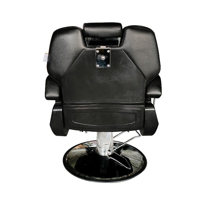 Yimmi Barber Chair Luxury 360 Degree Rotatable Hair Sofa Chair Synthetic Leather Backrest Reclining Hair Salon Furniture