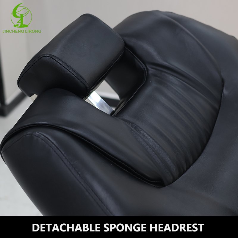 JINCHENG Luxury Modern Salon Furniture Electric Barber Chairs Led Light Band Armchair Hair Care Chair Salon Treatment Chairs