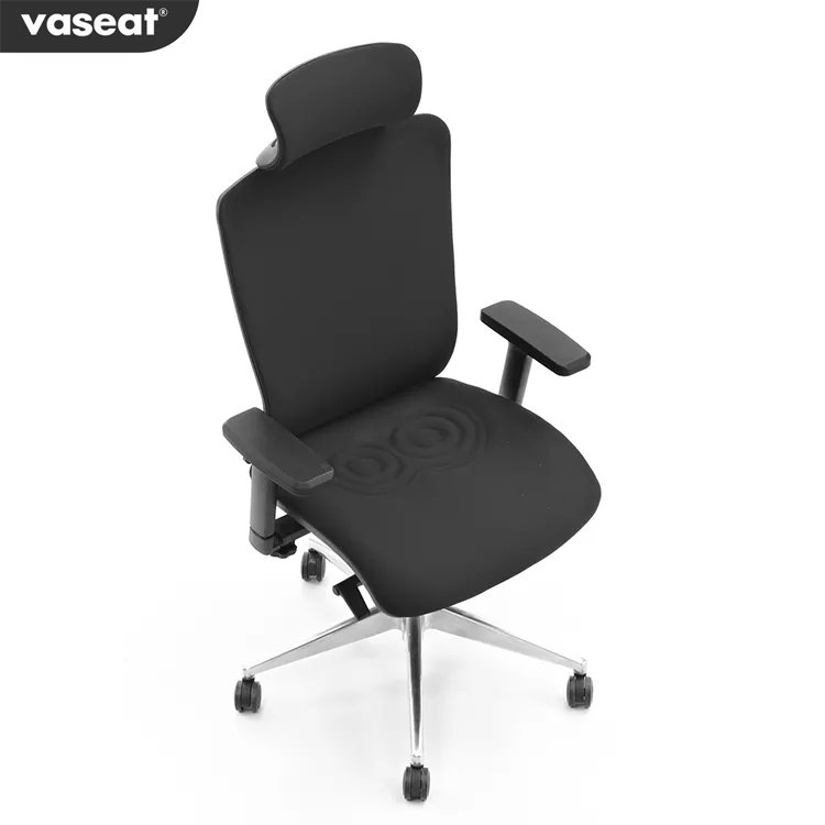 Commercial aluminum luxury long back high-elastic mesh chair massage chair