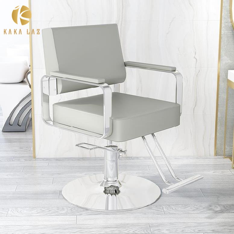Barber Chair whit Metal Armrest High Quality Styling Chair Luxury Salon Furniture