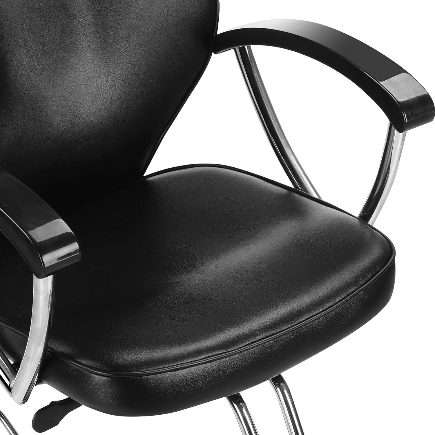 Black Hydraulic Barber Chair Adjustable Height Salon Spa Styling Beauty Swivel Grooming Equipment Styling Chair Cutting Chair