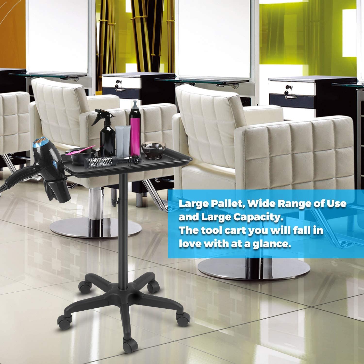 Hot sale Wholesale hair barber salon furniture tattoo beauty trolley cart trays