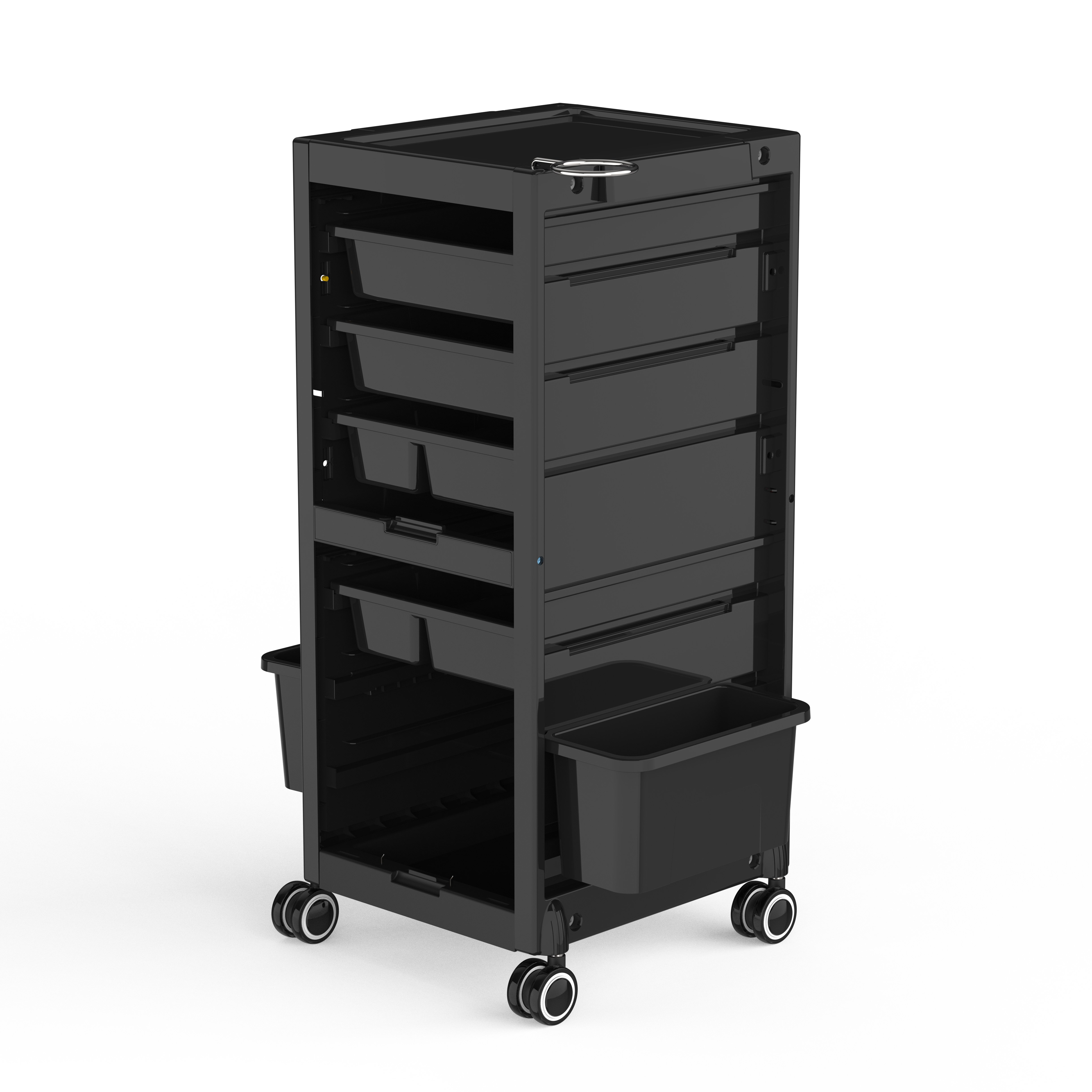 Enclosed Back DIY hair salon trolley