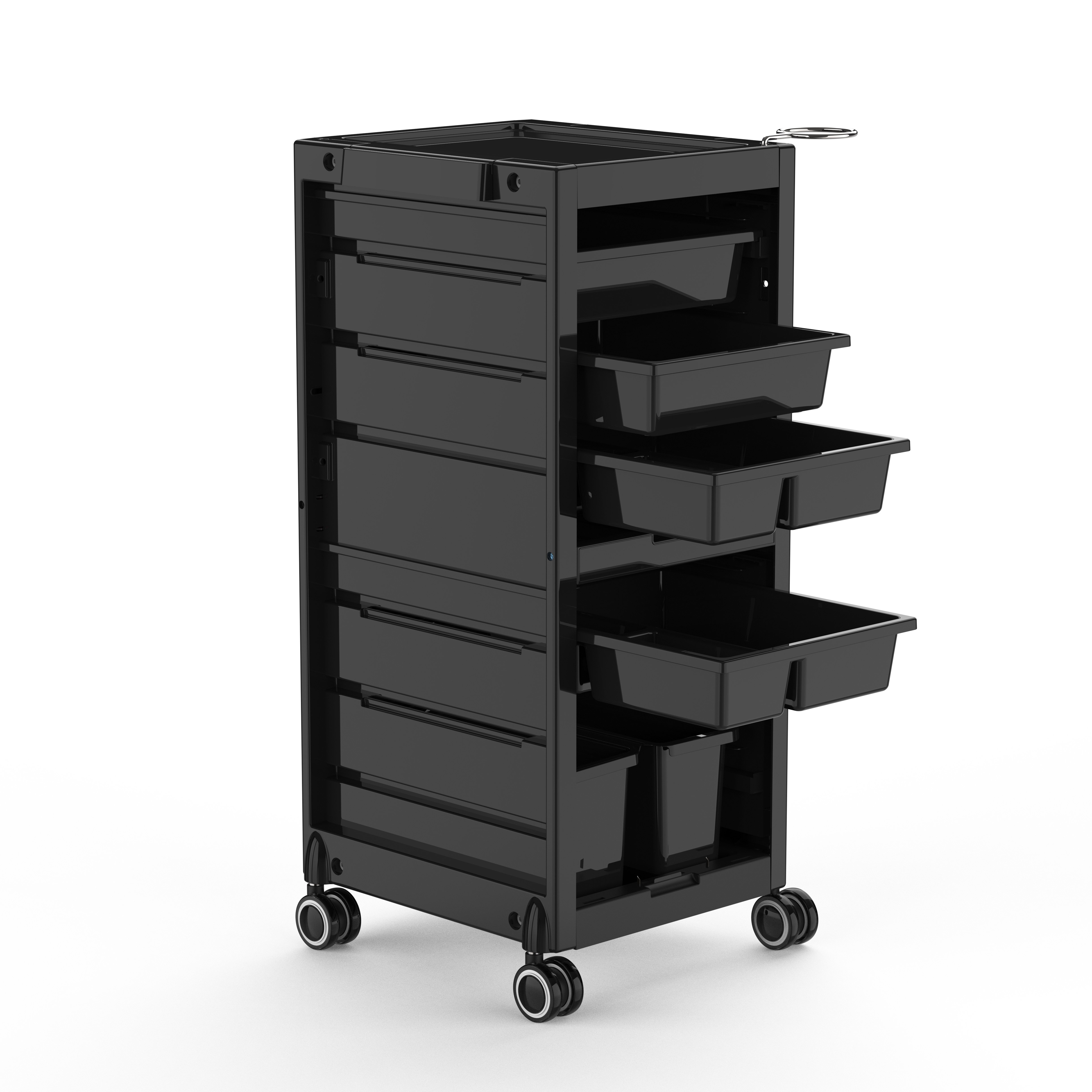 Enclosed Back DIY hair salon trolley