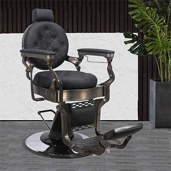 Classic Black vintage heavy duty barber chair Barbering Chairs Hydraulic antique hair cutting chair