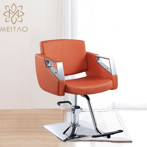 Salon Styling Beauty Hair White Chairs For Barber Shop PU Leather Furniture