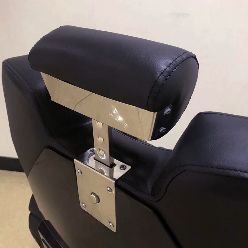 2024new Hydraulic Beauty Salon Hairdressing Professional Black Barber Chairs for Barbershop Metal Salon Furniture