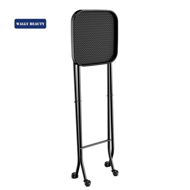 Wallybeauty hair beauty salon special trolley folding tool storage working plastic trolley cart for home salon