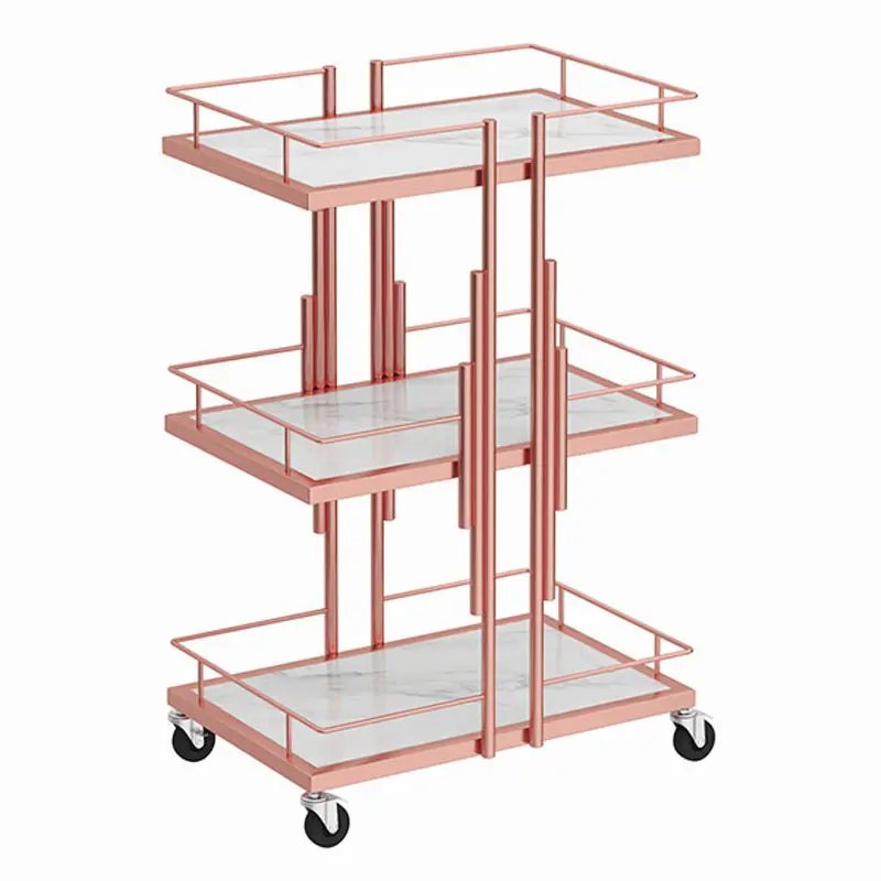 2023 JIYOU Ready To Ship Hot Sell Beauty Salon Trolley Rolling Trolley Beauty Trolley With Silent Wheel