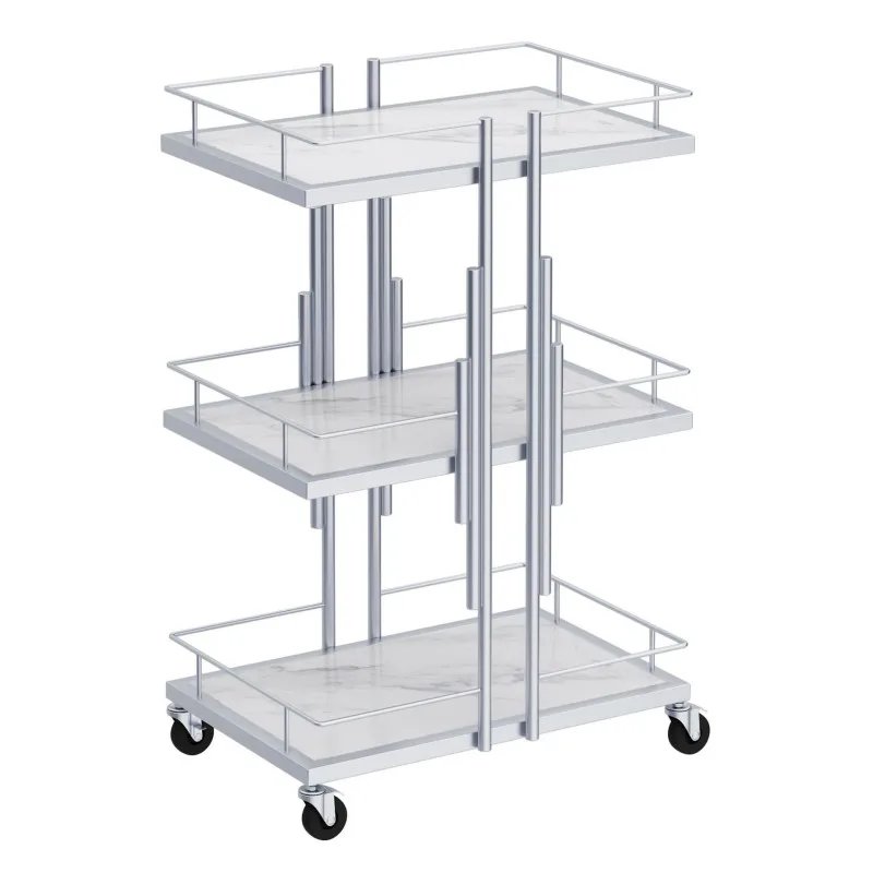 2023 JIYOU Ready To Ship Hot Sell Beauty Salon Trolley Rolling Trolley Beauty Trolley With Silent Wheel