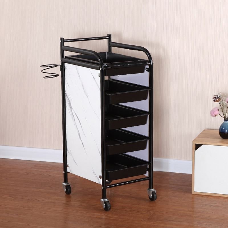 Practical Best Selling Salon Furniture Stylish Solid Hand Trolley Stainless Steel Tool Salon Trolley