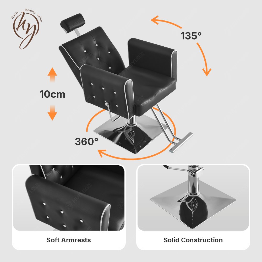 Factory Direct Sale Barber Styling Equipment Hair Salon Chairs LC076