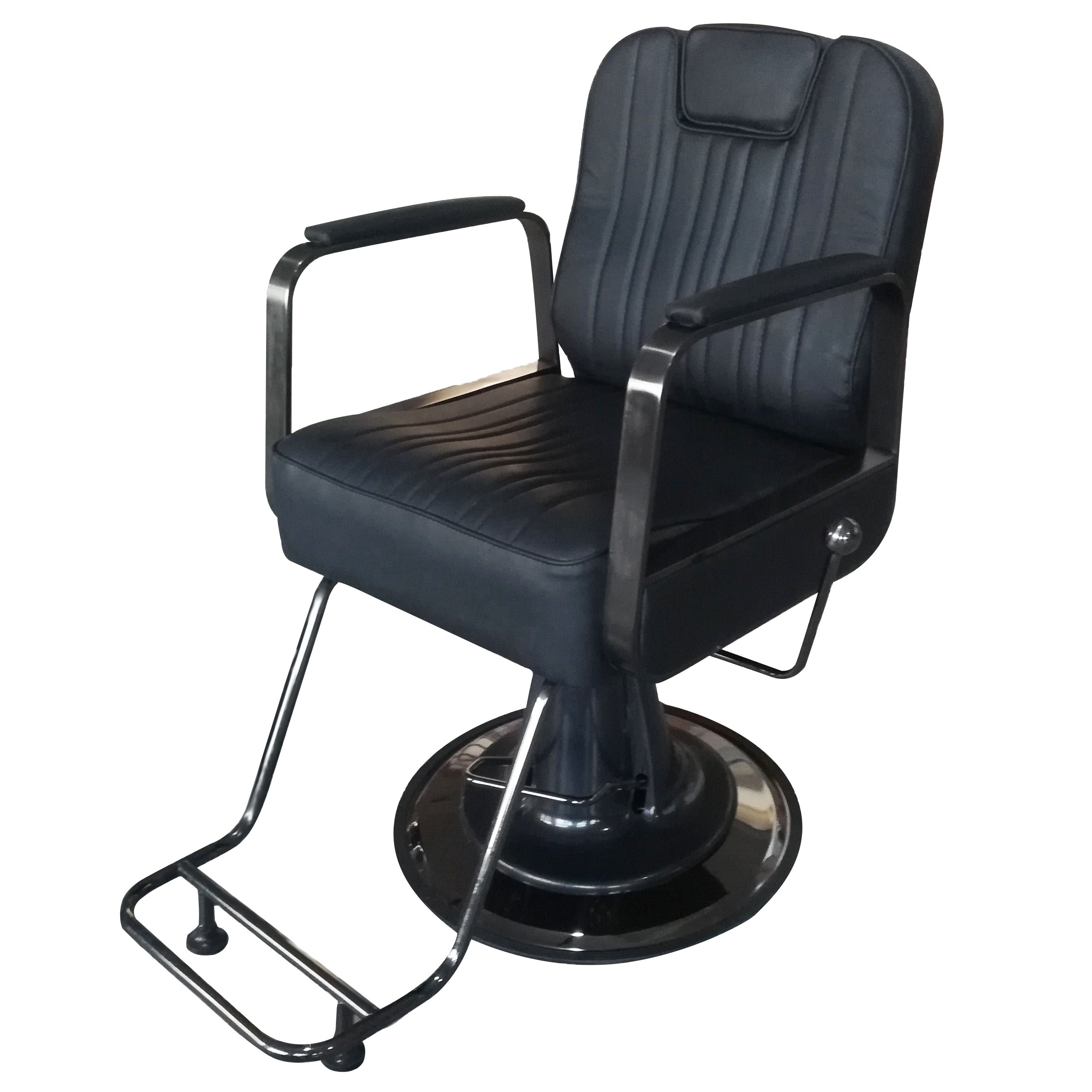 Yimmi Gold Barber Shop Hairdressing Chair Synthetic Leather Hair Beauty Salon Furniture Reclining Salon Chair