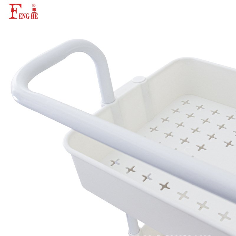 Wholesale White 3 Tier Hair Stylist Barber Furniture Beauty Spa Salon Trolley Cart