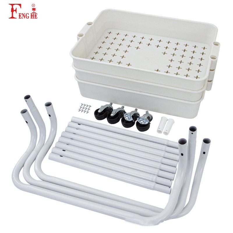 Wholesale White 3 Tier Hair Stylist Barber Furniture Beauty Spa Salon Trolley Cart