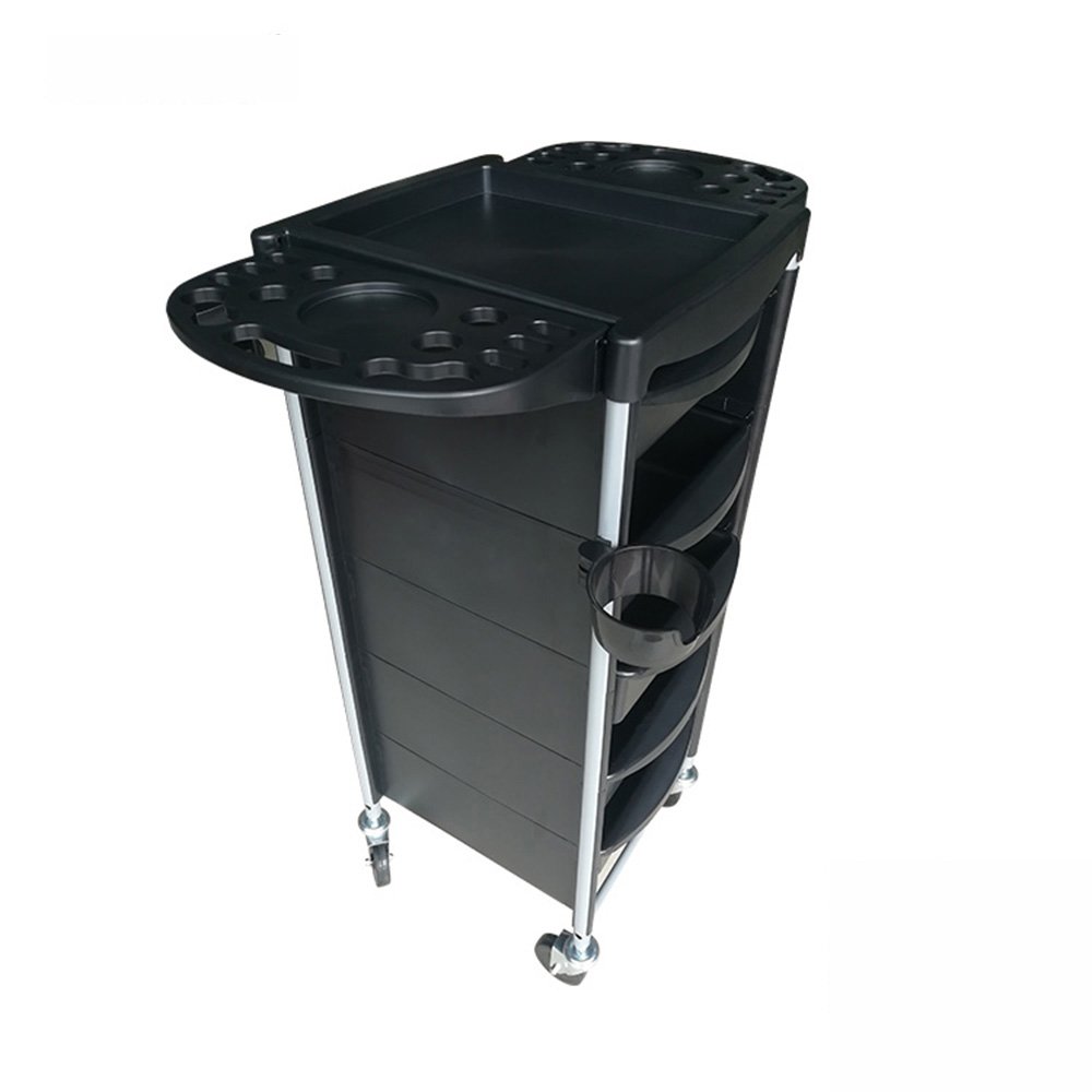 Wholesale Economical ABS Plastic Lockable Beauty Hair Salon Trolley