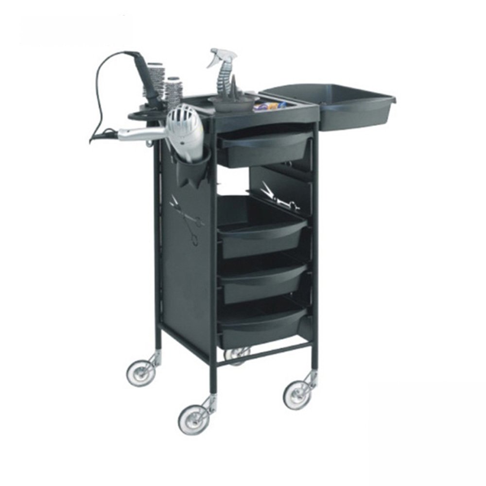 Wholesale Economical ABS Plastic Lockable Beauty Hair Salon Trolley