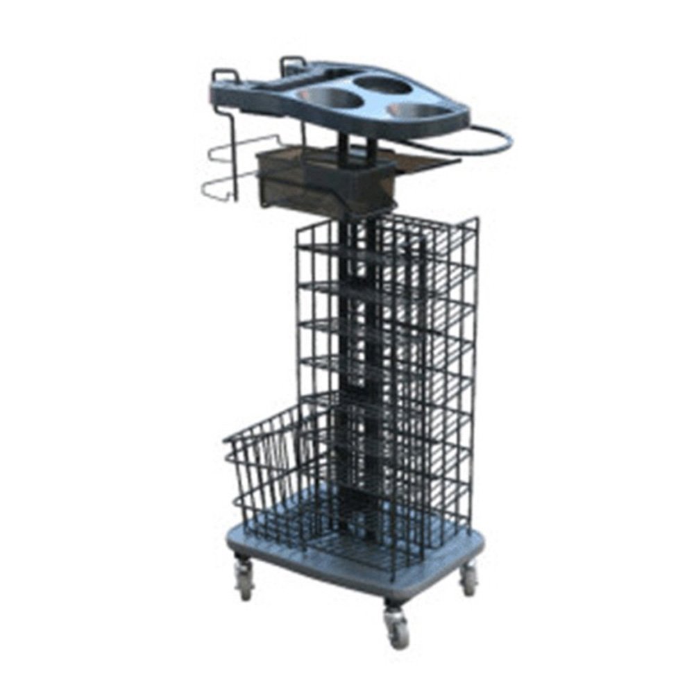 Wholesale Economical ABS Plastic Lockable Beauty Hair Salon Trolley