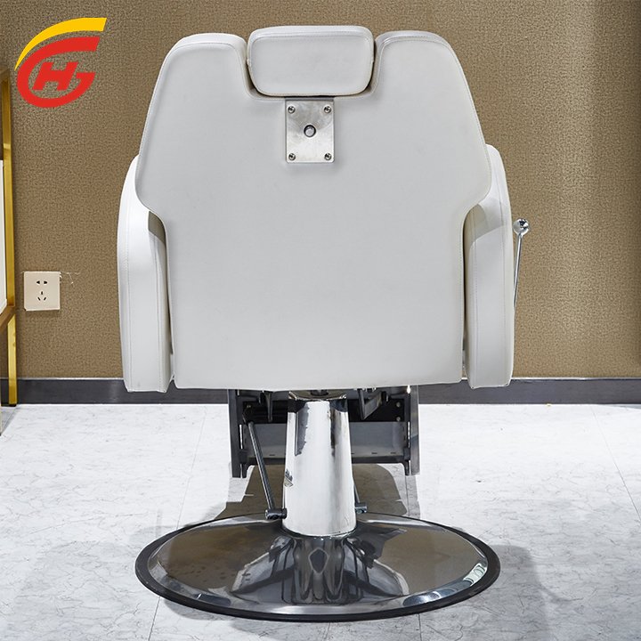 Hot sale luxury big barber chair adopts high-end steel structure, can be tilted and stretched, suitable for salon shop