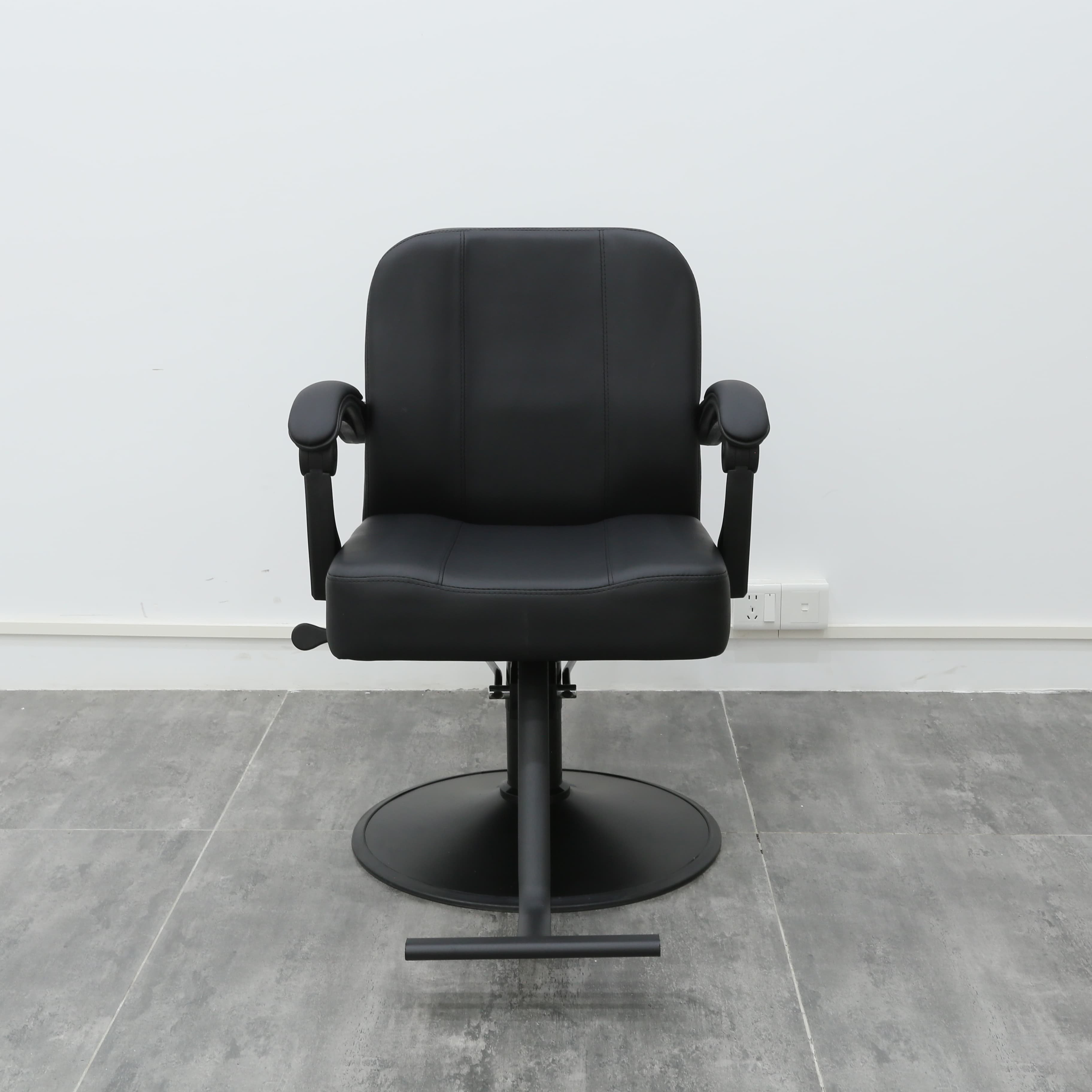 Barber Supplies Barbershop Salon Styling Chair Black Salon Chair Furniture Hydraulic Reclining Hairdressing Barber Chair