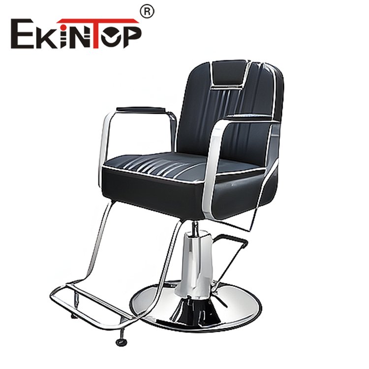 Ekintop Antique Beauty Salon Black Reclining Hydraulic Barber Chair Massage Chair Beauty Salon Chairs