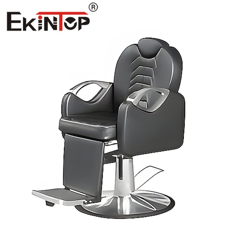 Ekintop Antique Beauty Salon Black Reclining Hydraulic Barber Chair Massage Chair Beauty Salon Chairs