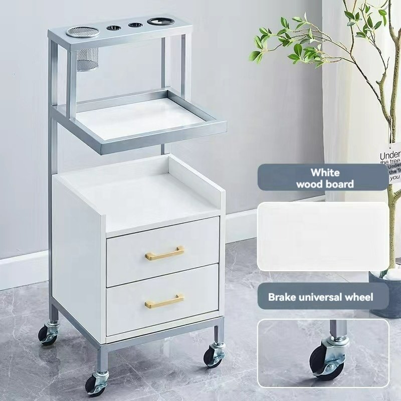 Youtai salon hair styling cart barber shop stools cabinet cart with wheels salon trolley factory sale