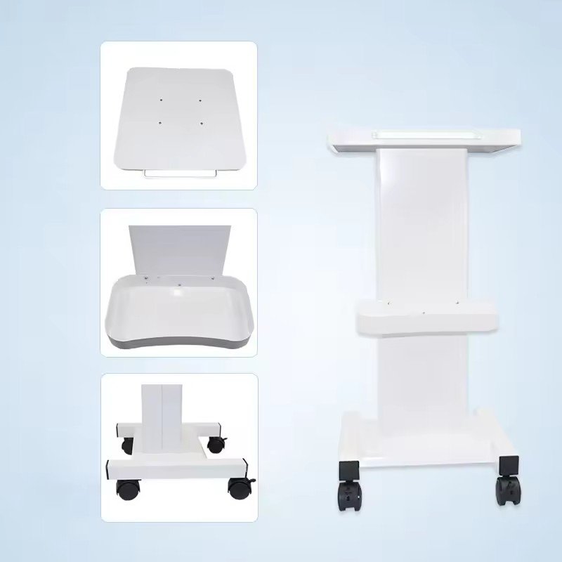 New Design Professional Convenient Desktop Beauty Device Cart With Wheel Salon Trolley With Low Price