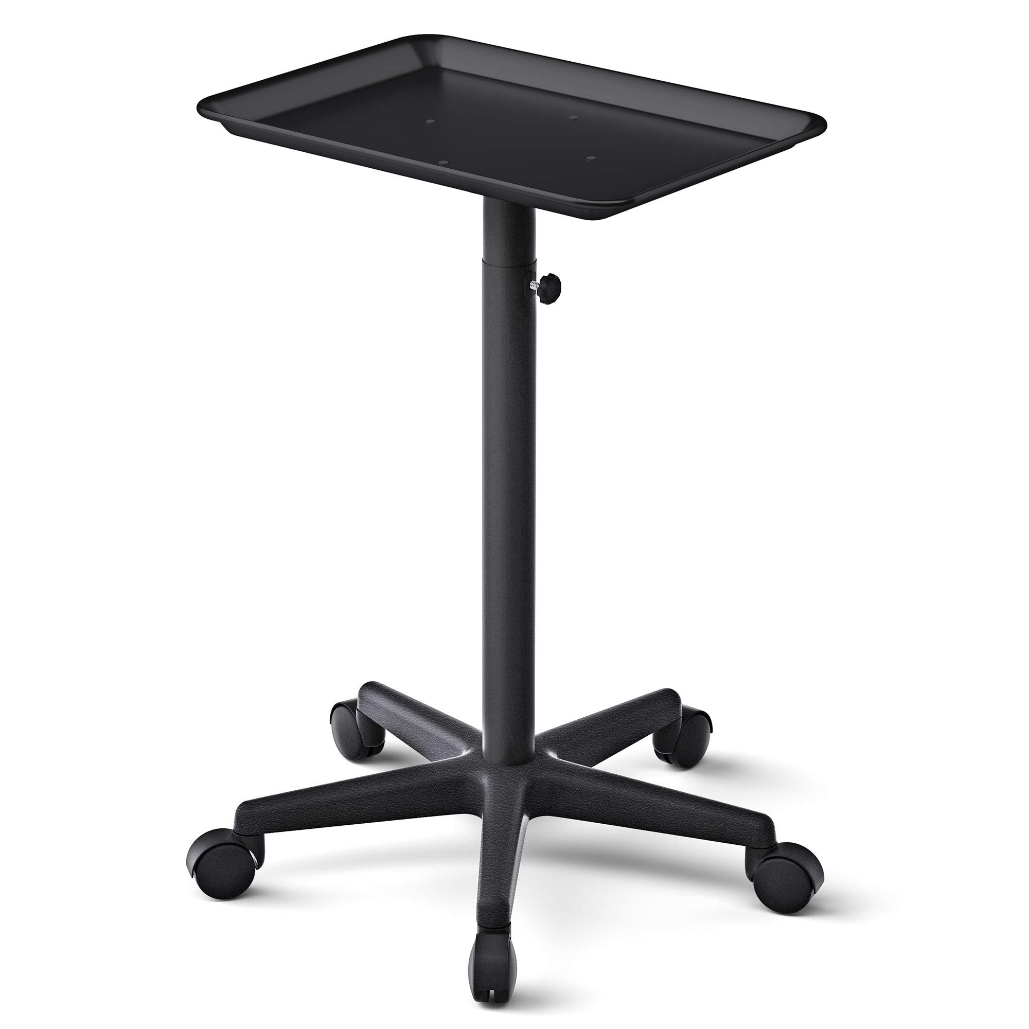 Beauty Professional Instrument Tattoo Tray with Wheels Rolling Salon Hair Instrument Tray Trolley Cart