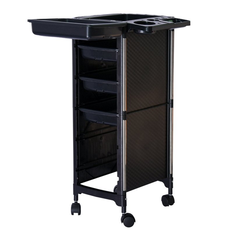 Salon Trolley Cart for Salon Station Space Saving Rolling Cart for Extra Storage - Hair Beauty Cart