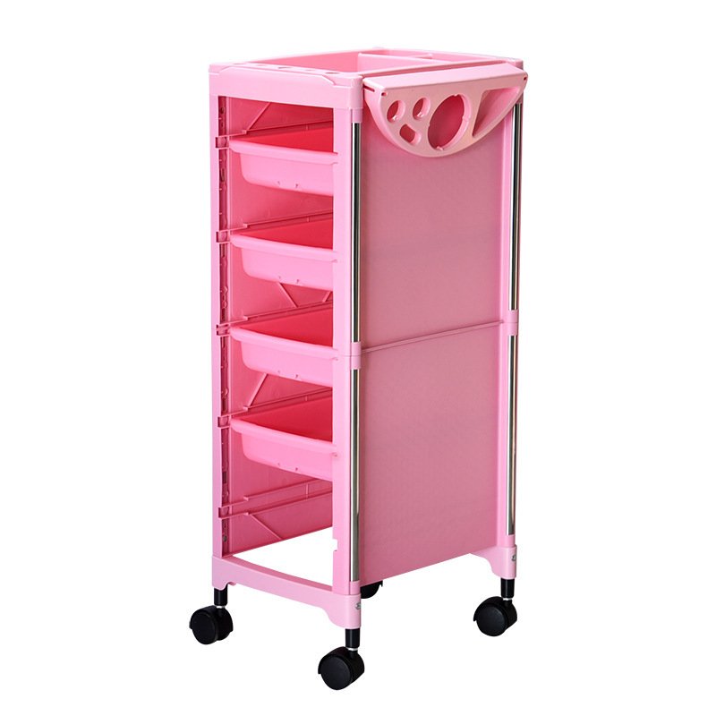 Salon Trolley Cart for Salon Station Space Saving Rolling Cart for Extra Storage - Hair Beauty Cart