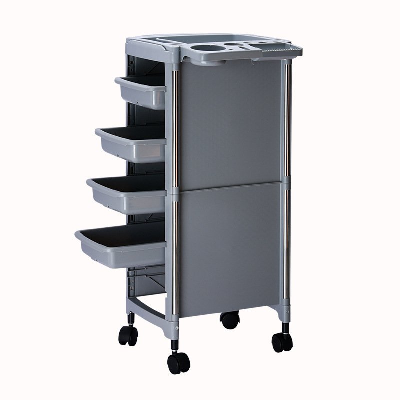 Salon Trolley Cart for Salon Station Space Saving Rolling Cart for Extra Storage - Hair Beauty Cart