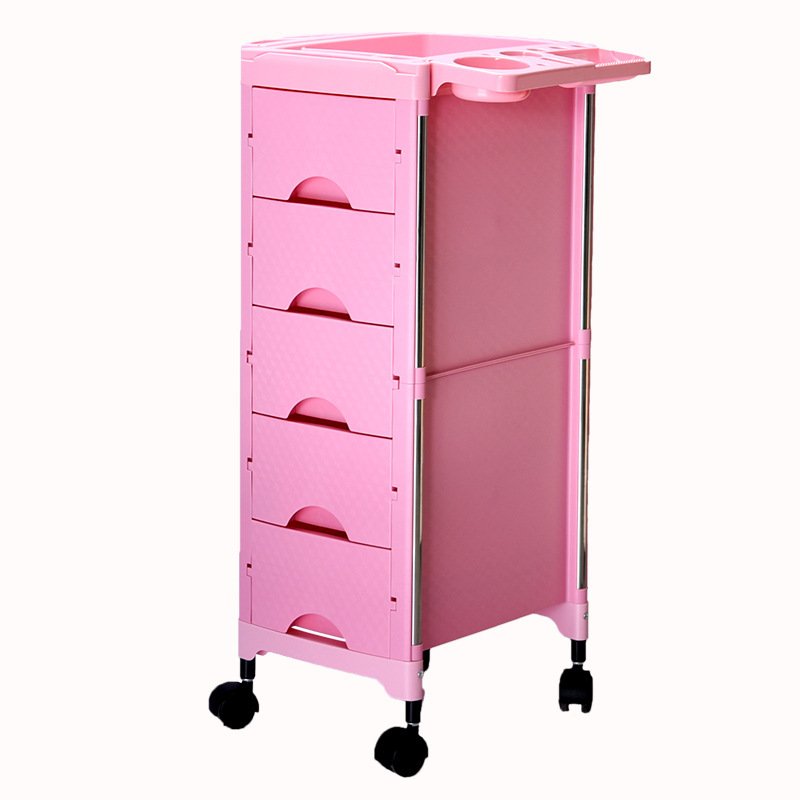Salon Trolley Cart for Salon Station Space Saving Rolling Cart for Extra Storage - Hair Beauty Cart