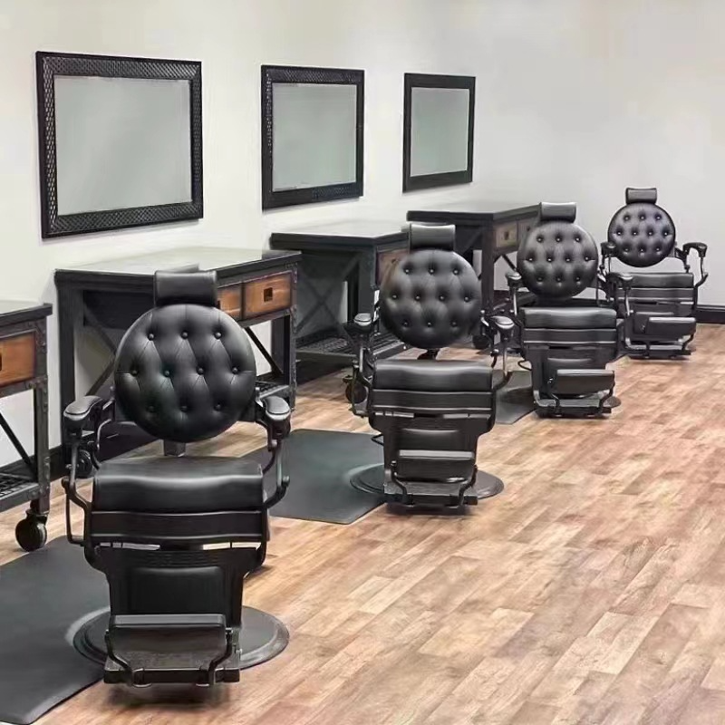 BarBer retro men oil head chair barber shop hair salon dedicated lifting shaving face hairdressing chair
