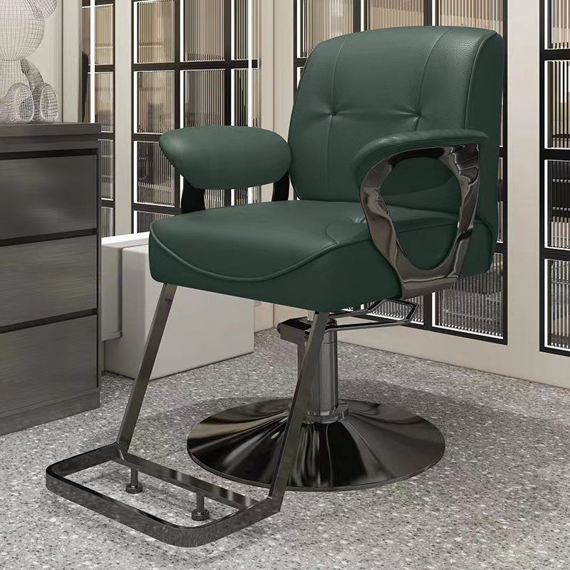 High-end Japanese Hair Salon Chair Can Be Placed Upside Down Shaving Chair Barbershop Lift Rotating Ironing Barber Chair