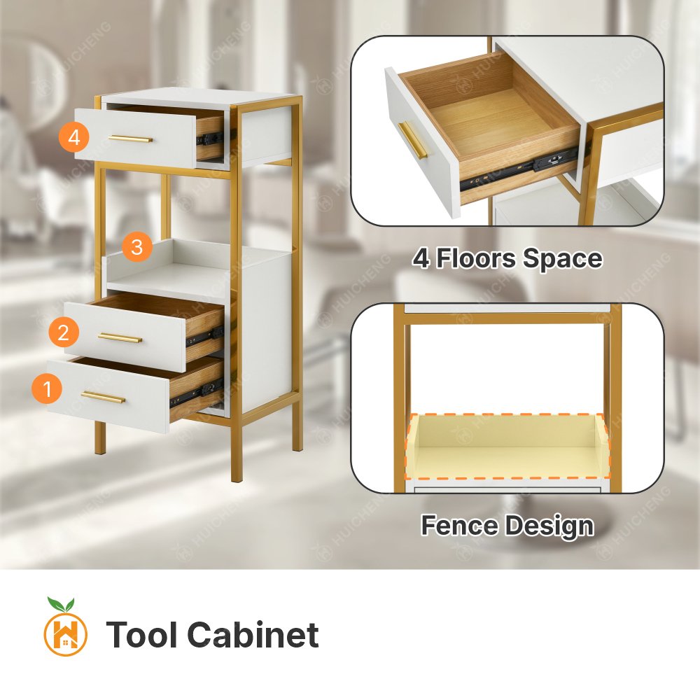 2024 New Hair Salon Tool Cart 782