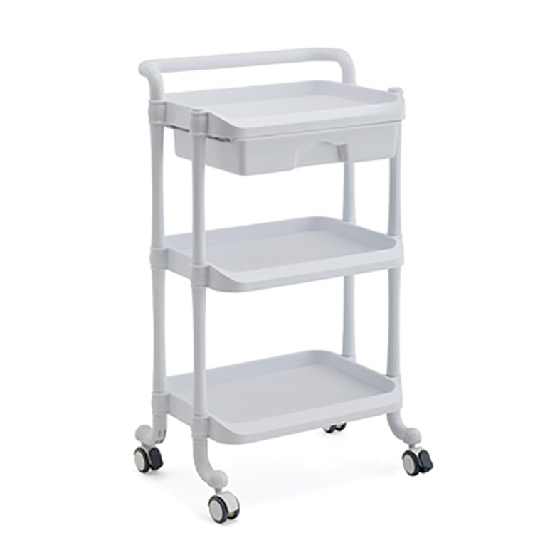 New Listing Upscale 3 Layers Manicure Tool Storage Cart Multifunction Beauty SPA Salon Cart Hairdressing Tattoo Metal Trolley