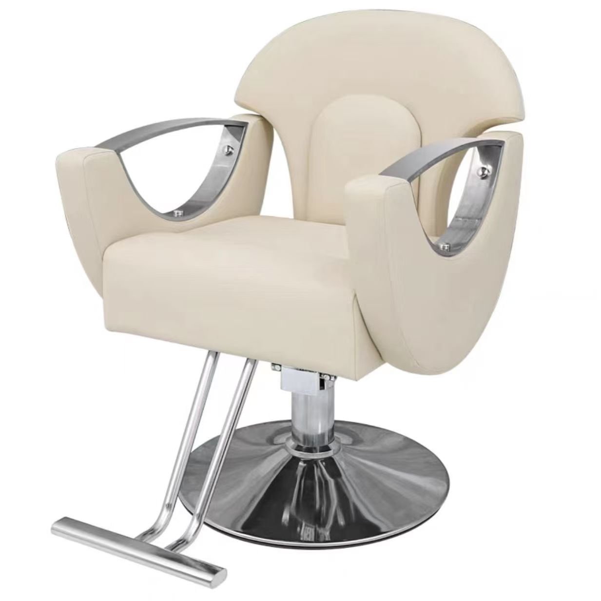 Hot Selling Adjustable Beauty Salon Chair For Salons And Home Steel And Metal Beauty Salon Furniture Simple Style