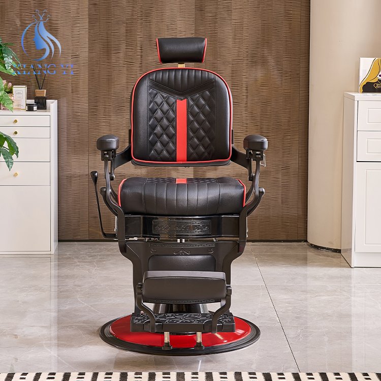 Heavy duty Hydraulic Pump Salon Equipment reclining Beauty men's Barber Chairs