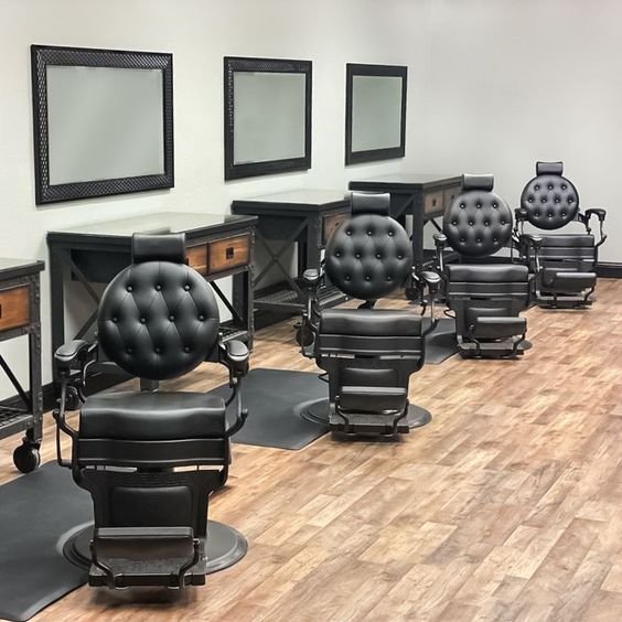 Modern salon equipment Furniture antique retro European style barber salon beauty chair