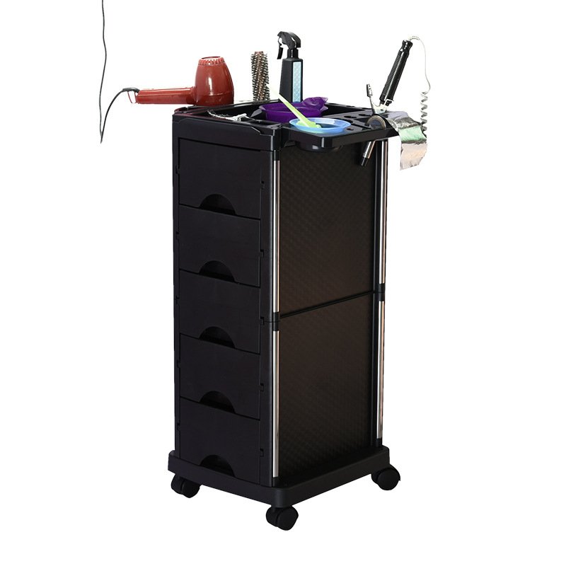 OEM Support Professional Hairdressing Salon Nail Organizer Utility Cart Beauty Hair Salon Trolley