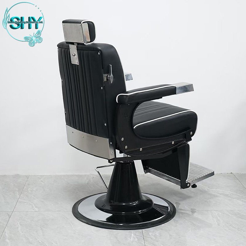 Hot Sale Vintage Style Barber Chair for Beauty Salon Nail Spa Quality Leather Furniture at Cheap Wholesale Price Barbershop Use