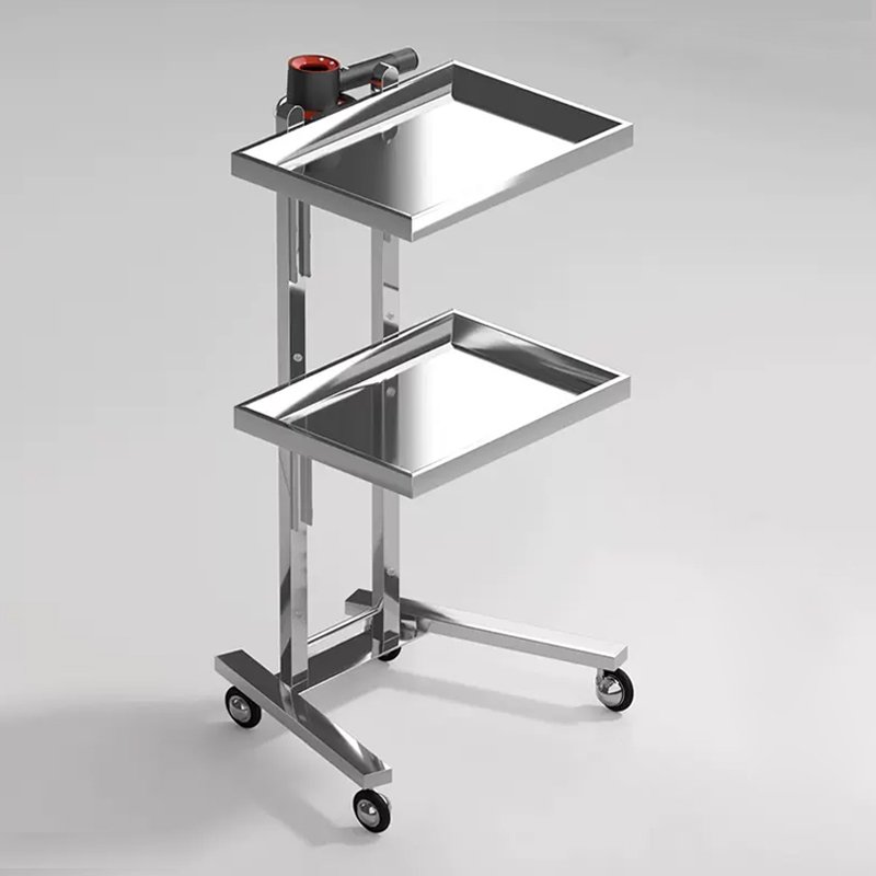 Salon Trolley Cart Hair Extension Metal Foldable Beauty Hair Hairdressing Cart Spa Salon Trolley