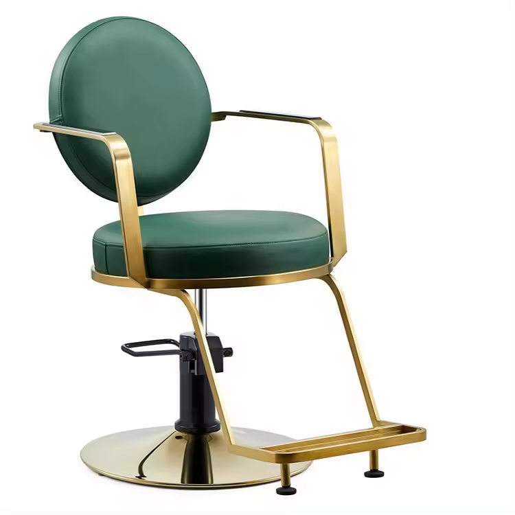 2024Latest Saloon Chair Hairdressing Barber Chair Pink Hair Stylist Chair For Barbershop