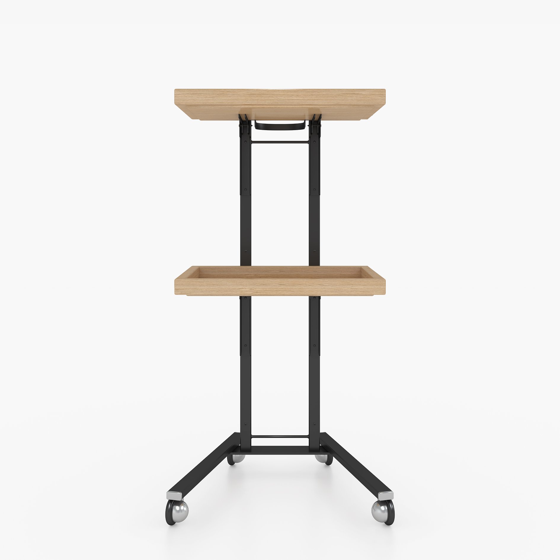 Yiree Factory sell spa beauty shop wheels design steel movable medical tool bar hair salon trolley cart for storage
