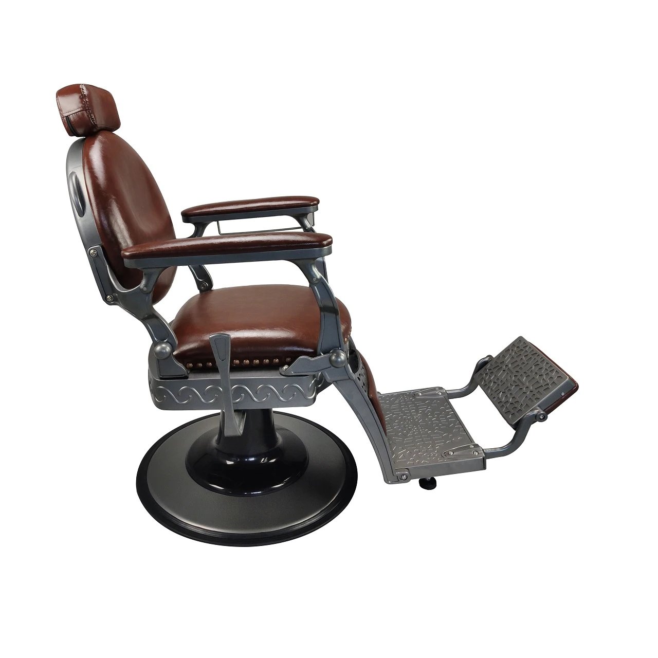 Salon furniture hair saloon equipment metal barbers chairs for sale