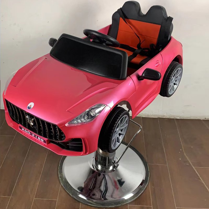 New Design Hydraulic Hair Cutting Chair for Kids Beauty Salon Chair with Music Car Design Children Barber Chair