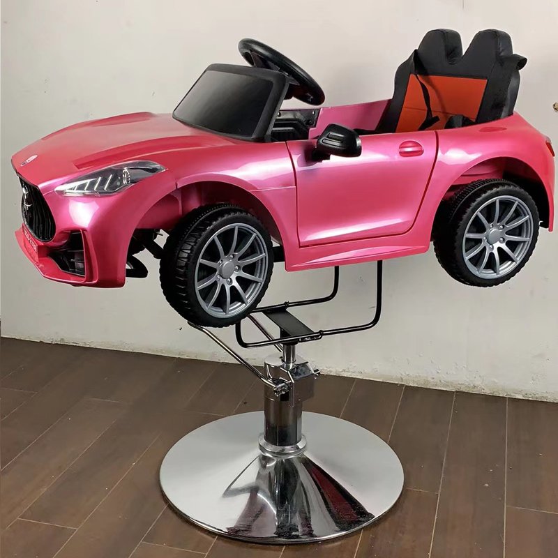 New Design Hydraulic Hair Cutting Chair for Kids Beauty Salon Chair with Music Car Design Children Barber Chair