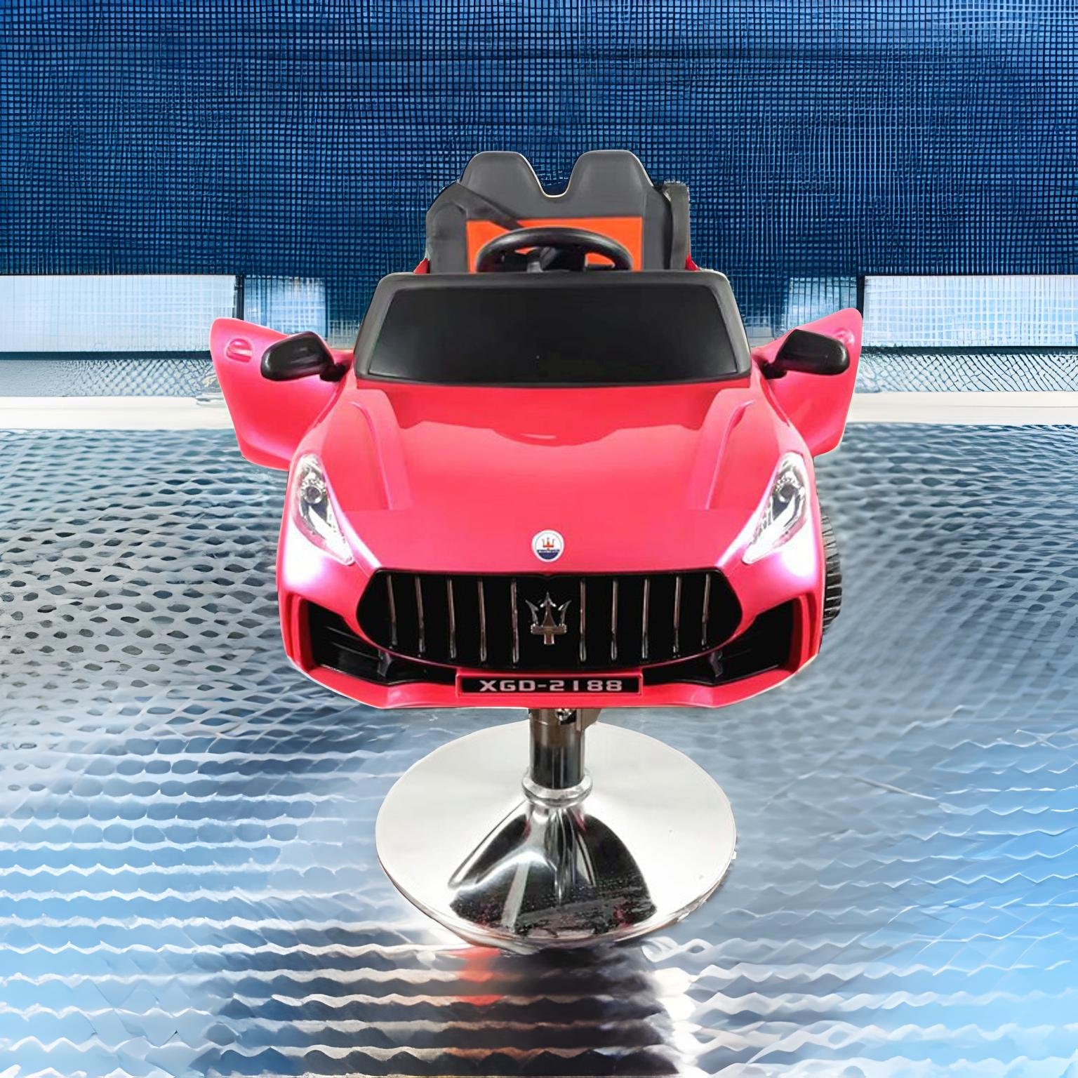 New Design Hydraulic Hair Cutting Chair for Kids Beauty Salon Chair with Music Car Design Children Barber Chair